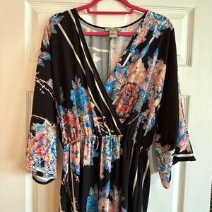 Flying Tomato Black Floral Jumpsuit